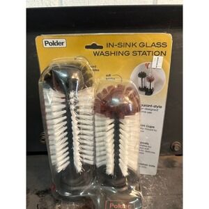 Polder In-Sink Glass Washing Station Restaurant Style Dual Post KTH-300 New